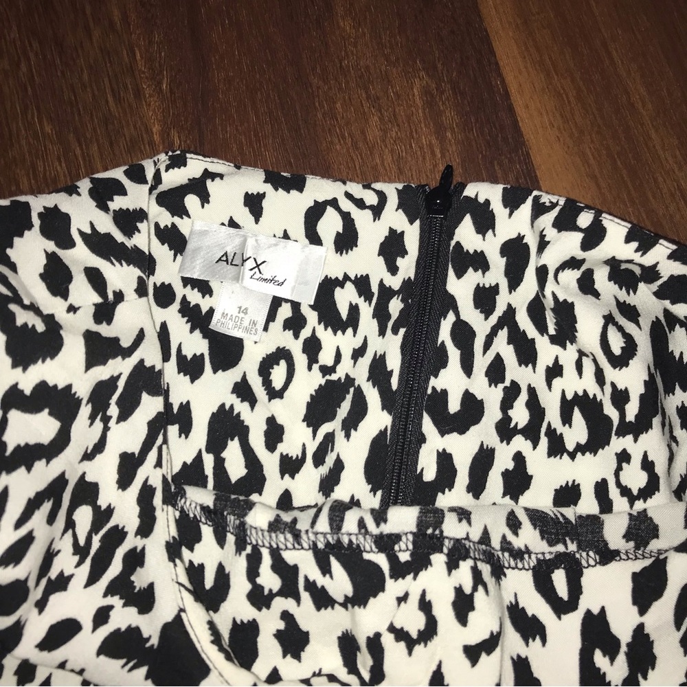 Alyx Limited Animal Print Fit And Flare Dress NWT - Picture 6 of 7